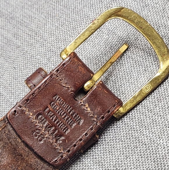 Ribco USA Vintage Brown Leather Braided Belt. Size 36. - Picture 2 of 4